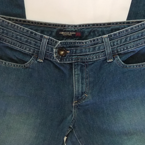 American Eagle Size 4 Low Rise Boot Cut Jeans - Picture 2 of 12